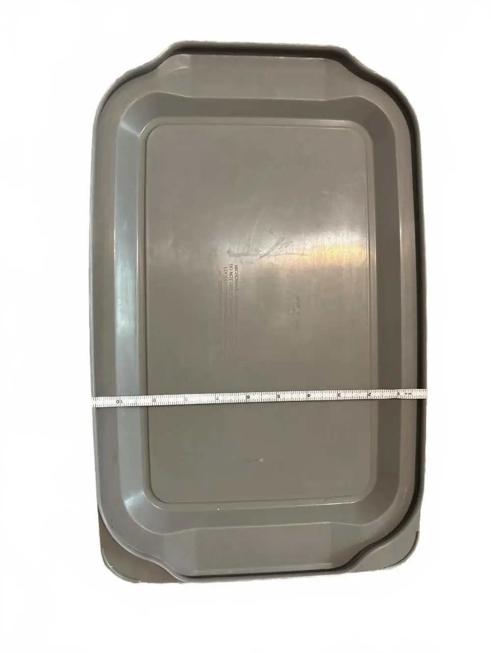 Pyrex 234-PC Gray Plastic Replacement Lid Only for 4-Quart Rectangular Dish